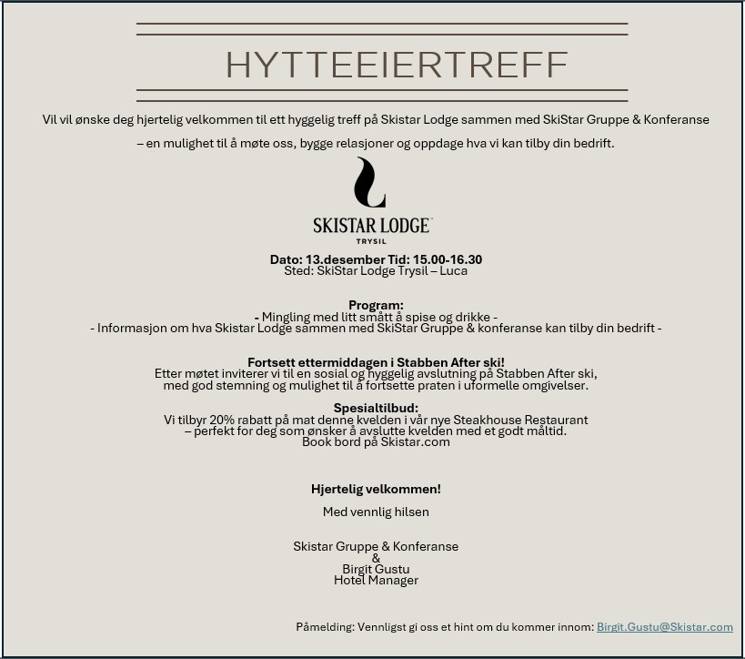 hytteeiertreff fageraasen